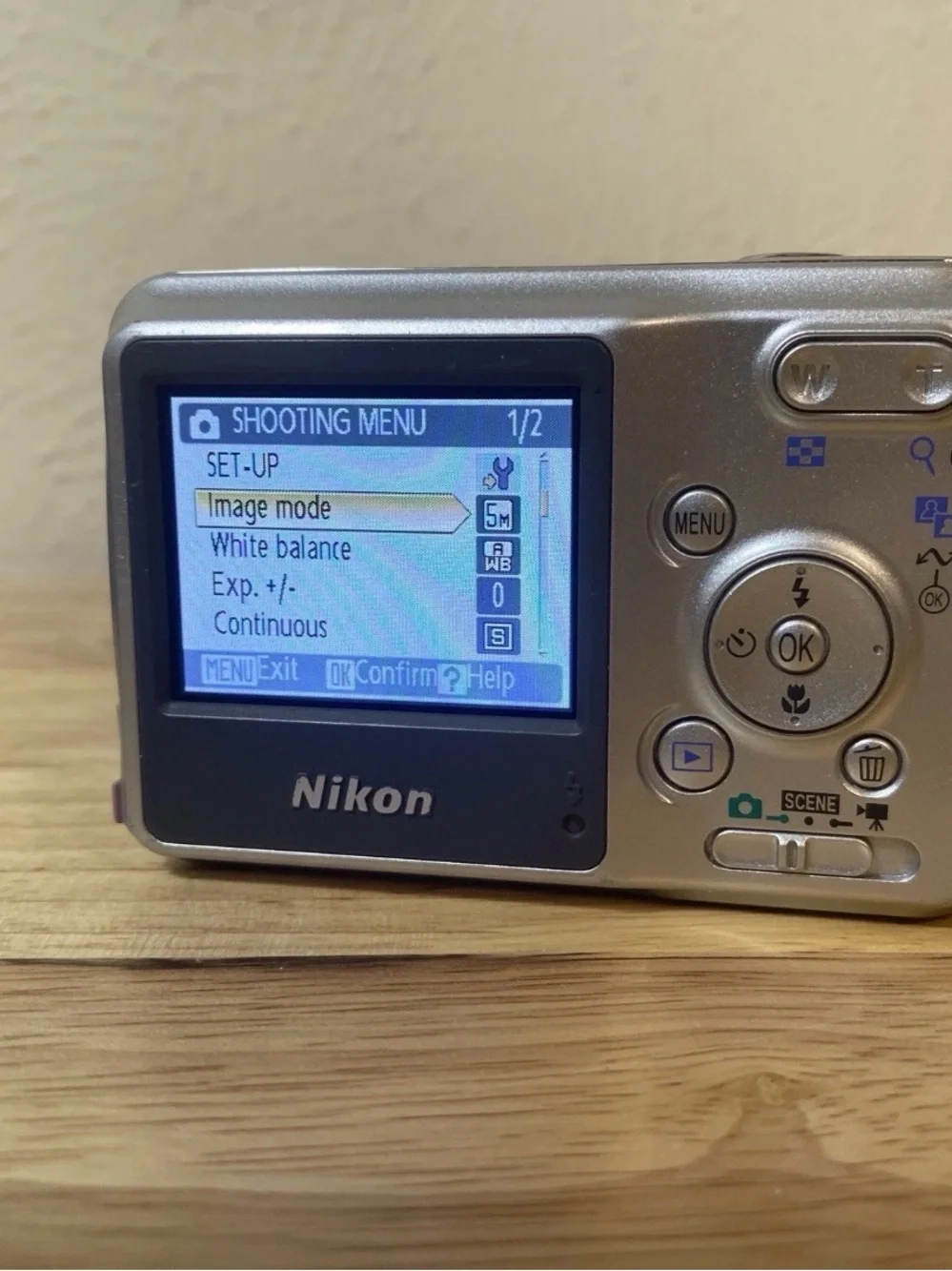 Nikon COOLPIX L3 5.1MP Digital Y2K Camera Silver 3x Zoom Vintage Tested